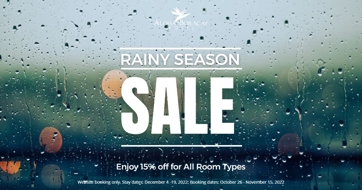 Rainy Season Sale