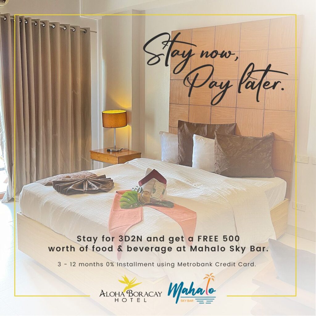 Stay Now Pay Later PROMO
