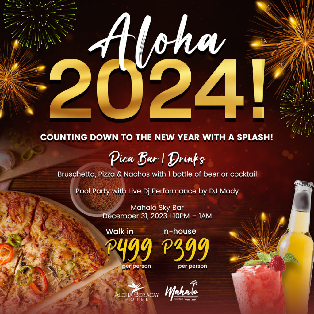 Aloha 2024! New Year Countdown