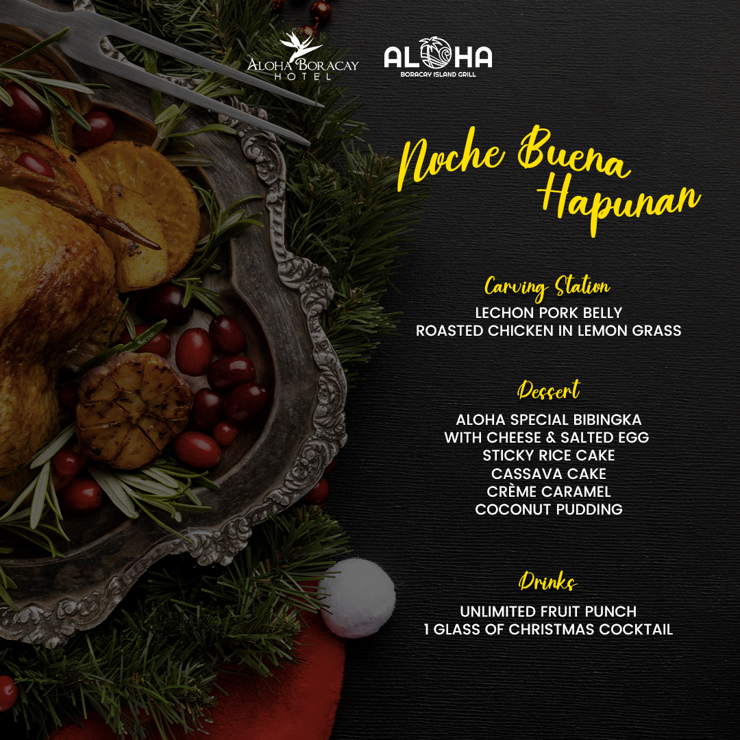 Noche Buena menu 2