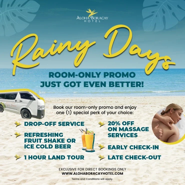 Rainy Days Just Got Better at Aloha Boracay Hotel!